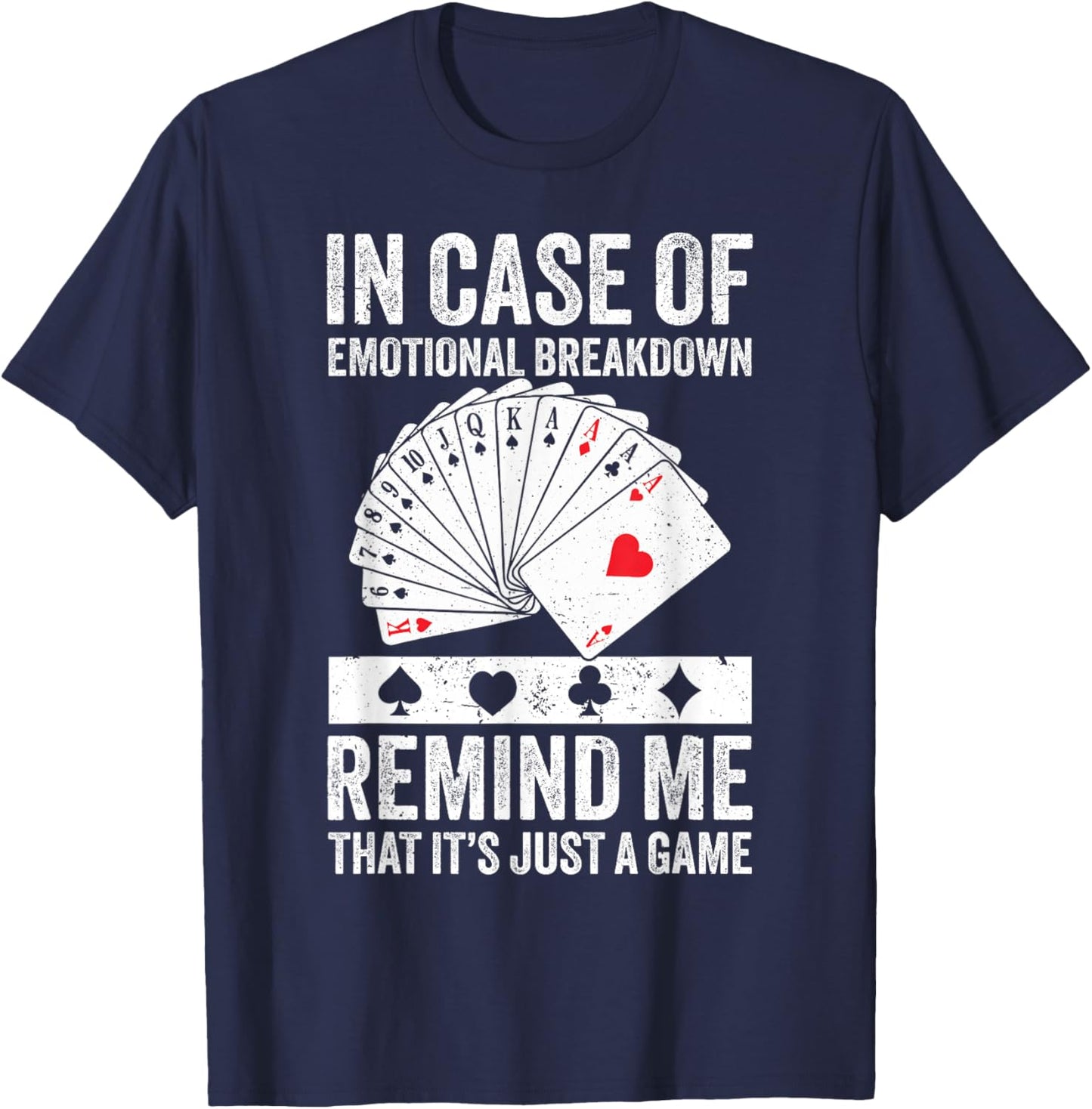 Bid Whist T-Shirt - T-Shirt | Navy