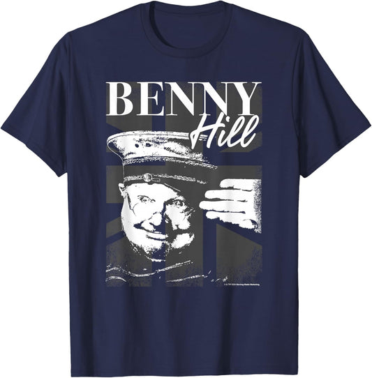 Comedian Sailors Hat Salute Britain T-Shirt - T-Shirt | Navy
