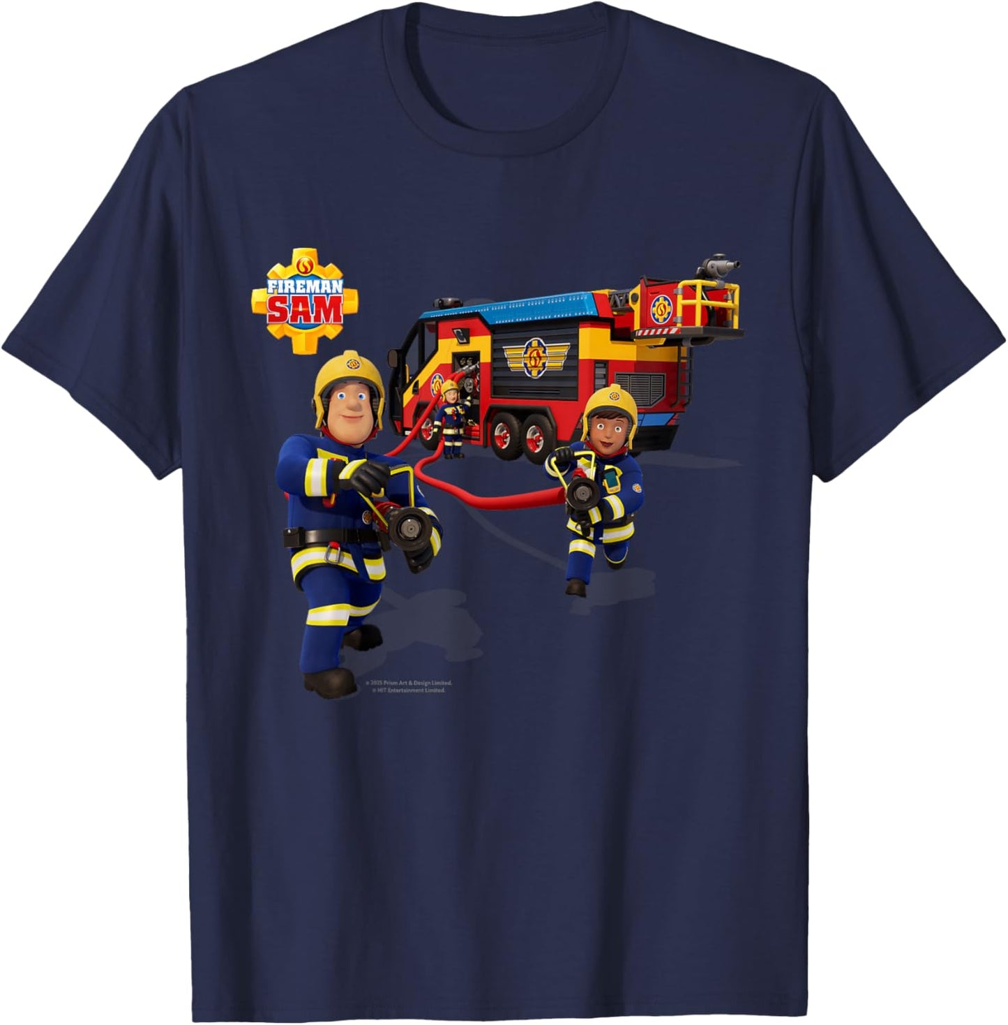 Feuerwehrmann Sam - Fire Extinguishers T-Shirt - T-Shirt | Navy