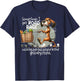 Dog Sometimes I Get Road Rage Walking Behind People T-Shirt - T-Shirt | Navy