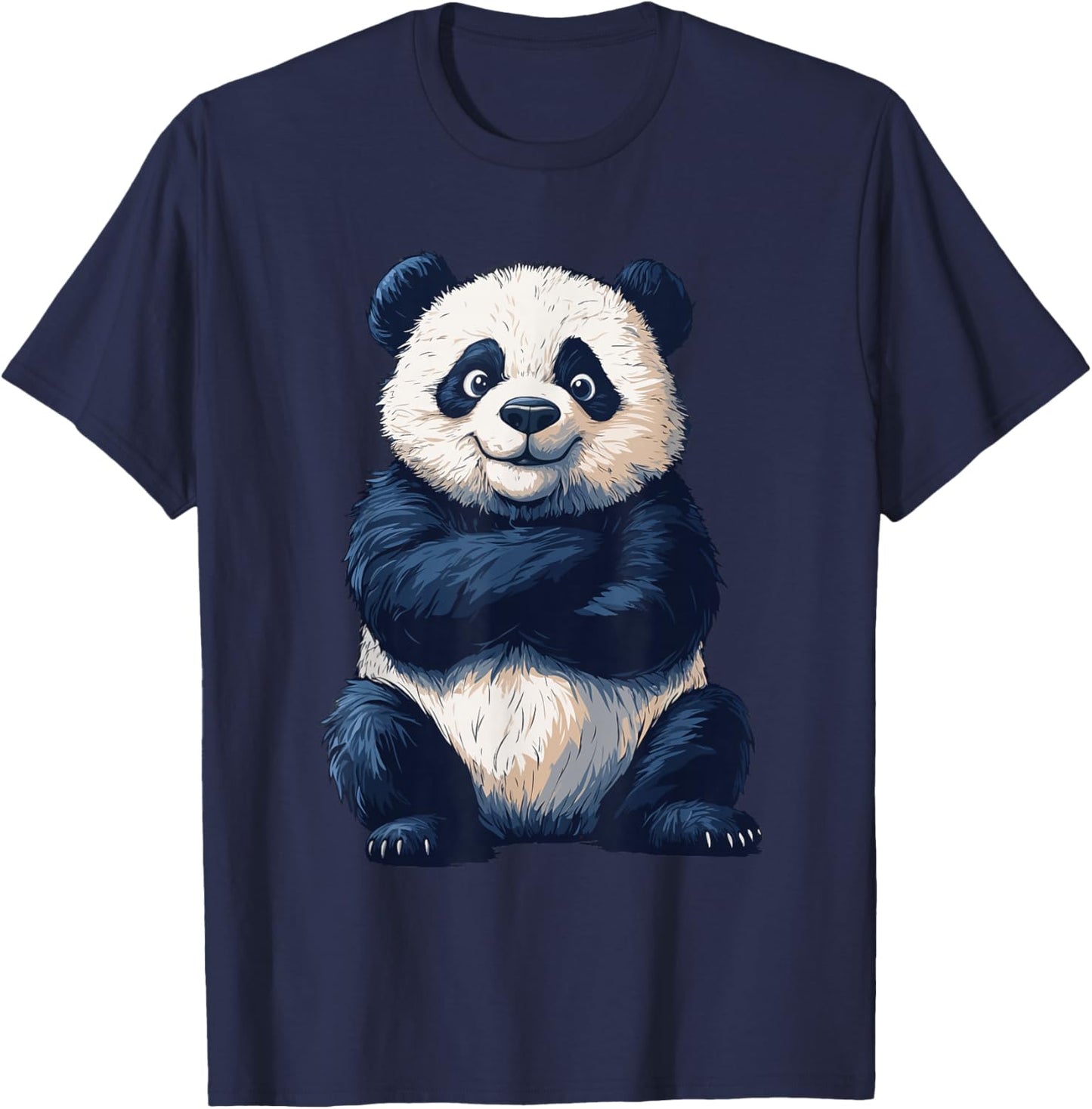 Pandas Design Panda Lover Women Girl Panda T-Shirt - T-Shirt | Navy