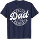 Proud Dad of 2028 Graduate Stamp Senior Dad 28 Graduation T-Shirt - T-Shirt | Navy