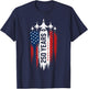 250 Anniversary USA 250th American Flag Patriotic 250 Years T-Shirt - T-Shirt | Navy