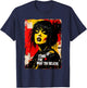 Punk Girl Graffiti Grunge 90s Distressed Graphic Vintage T-Shirt - T-Shirt | Navy