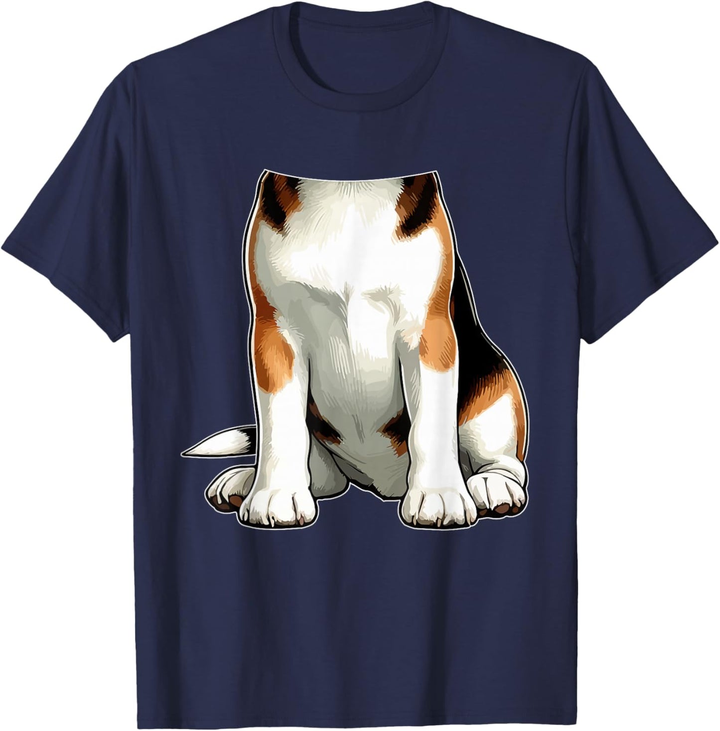 Halloween Animal Costume Cosplay Beagle Matching Parties T-Shirt - T-Shirt | Navy