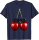 Coole Kirschen mit Sonnenbrille Lustige Früchte T-Shirt - T-Shirt | Navy