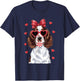 Adorable English Springer Spaniel Sweet Lollipop Valentine T-Shirt - T-Shirt | Navy