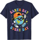Earth Day Every Day Funny Earth Day 2025 Kids Toddler Boys T-Shirt - T-Shirt | Navy