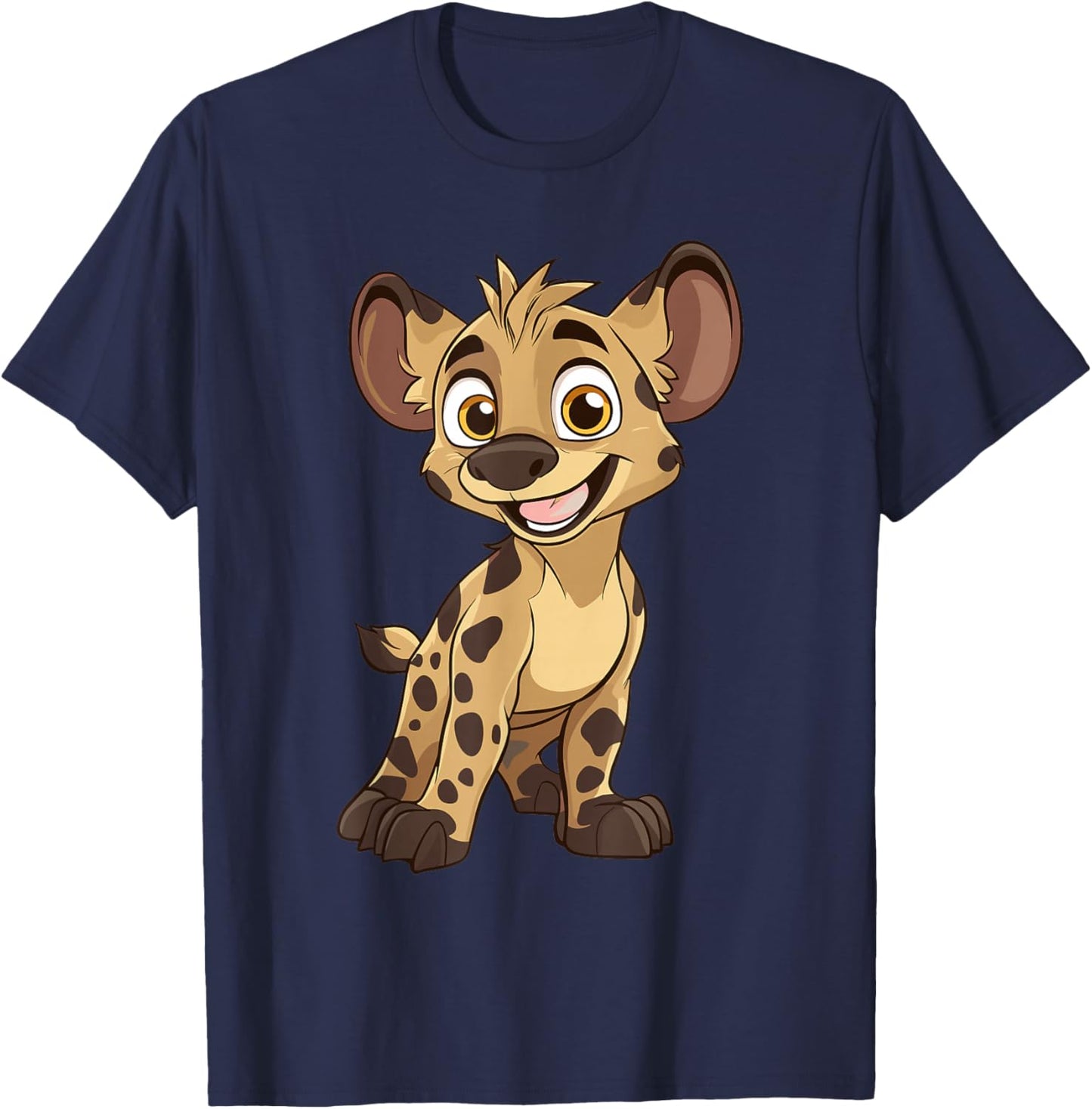 Cute Hyena for Kids T-Shirt - T-Shirt | Navy