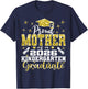 Proud Mother of Kindergarten Graduate 2026 Graduation Mother T-Shirt - T-Shirt | Navy