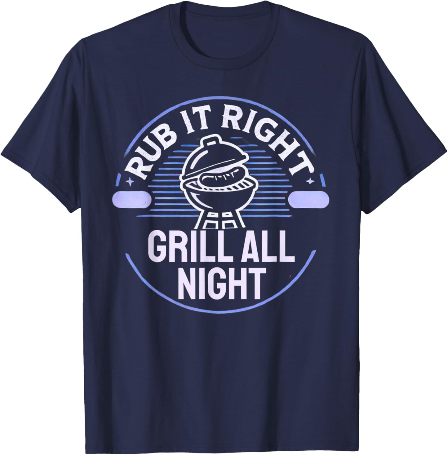 Funny BBQ Smoker Meat Smoking Tools Grilling Barbecue T-Shirt - T-Shirt | Navy
