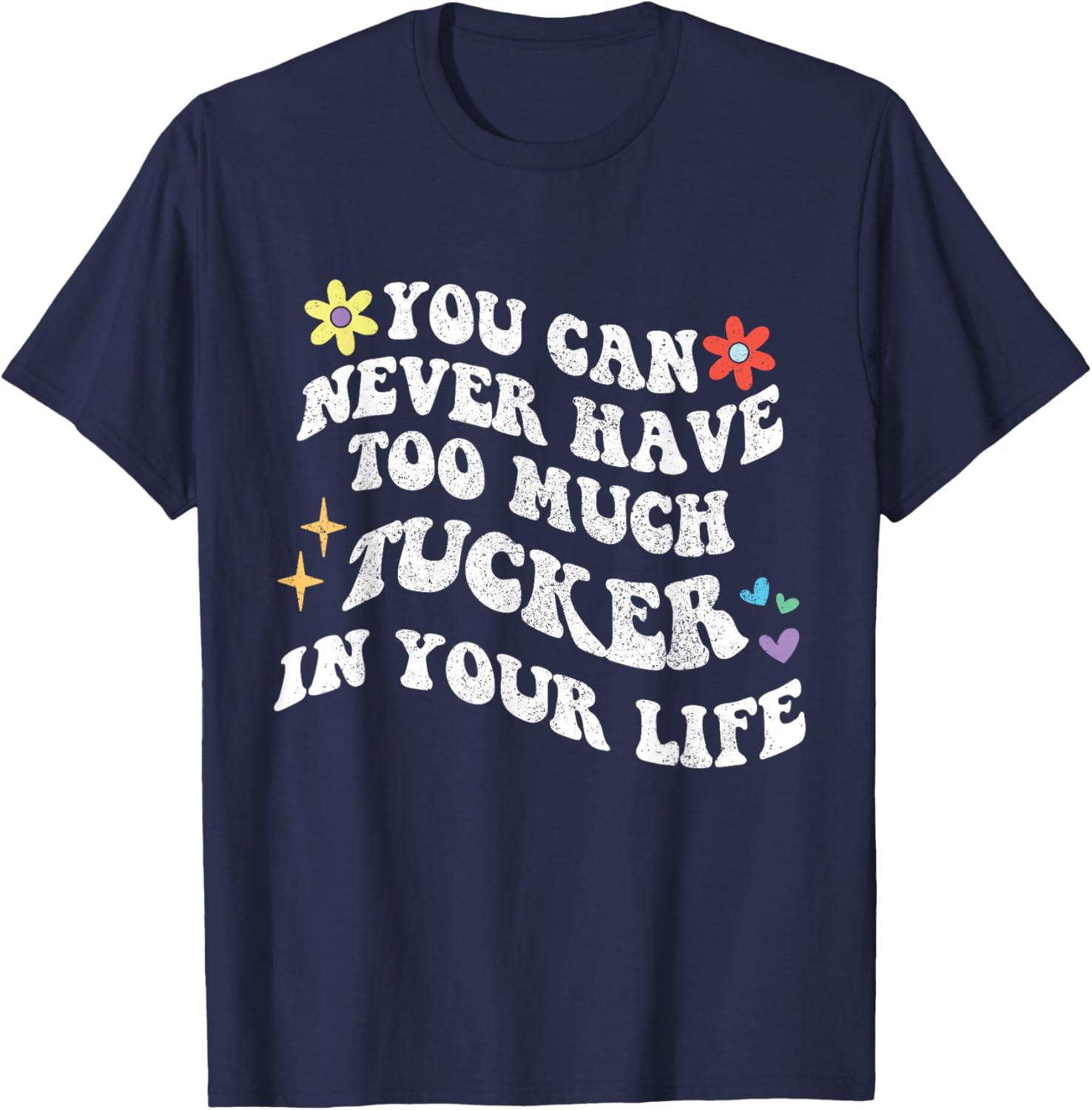Retro Groovy, You Can Never Have Too Much Chug in Your Life T-Shirt - T-Shirt | Navy