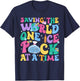 Cute Nurse Week Saving The World One Ice Pack At Time School T-Shirt - T-Shirt | Navy