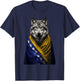 Bosnia Flag Wolf Bosnia and Herzegovina Roots T-Shirt - T-Shirt | Navy