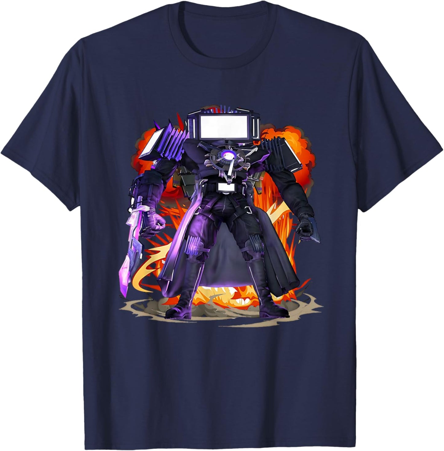 SkiBiD i Toilet T-Shirt - T-Shirt | Navy
