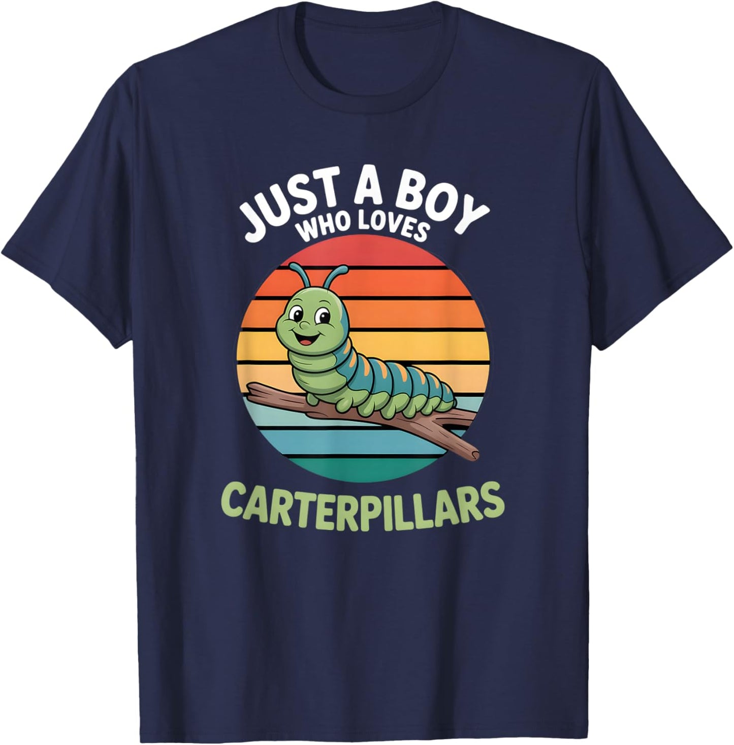 Boys Caterpillar T-Shirt - T-Shirt | Navy