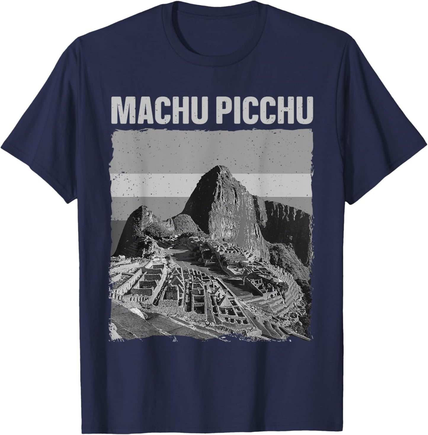 Cool Machu Picchu Art Women Kids Machu Picchu Peru T-Shirt - T-Shirt | Navy