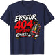 Error 404 Battery Out of Stock Men's Gift Humor Original T-Shirt - T-Shirt | Navy