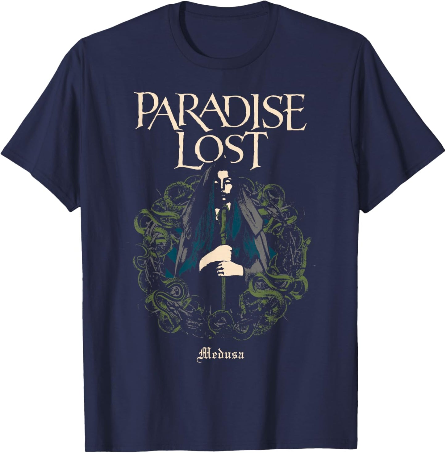 Paradise Lost - Medusa T-Shirt - T-Shirt | Navy