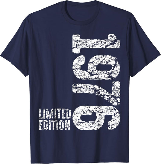 50th Birthday Man Woman 50 Years 1976 Decorative Gift Funny T-Shirt - T-Shirt | Navy