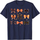 Happy Halloween Coquette Bow Ghost Witch Spooky Season T-Shirt - T-Shirt | Navy