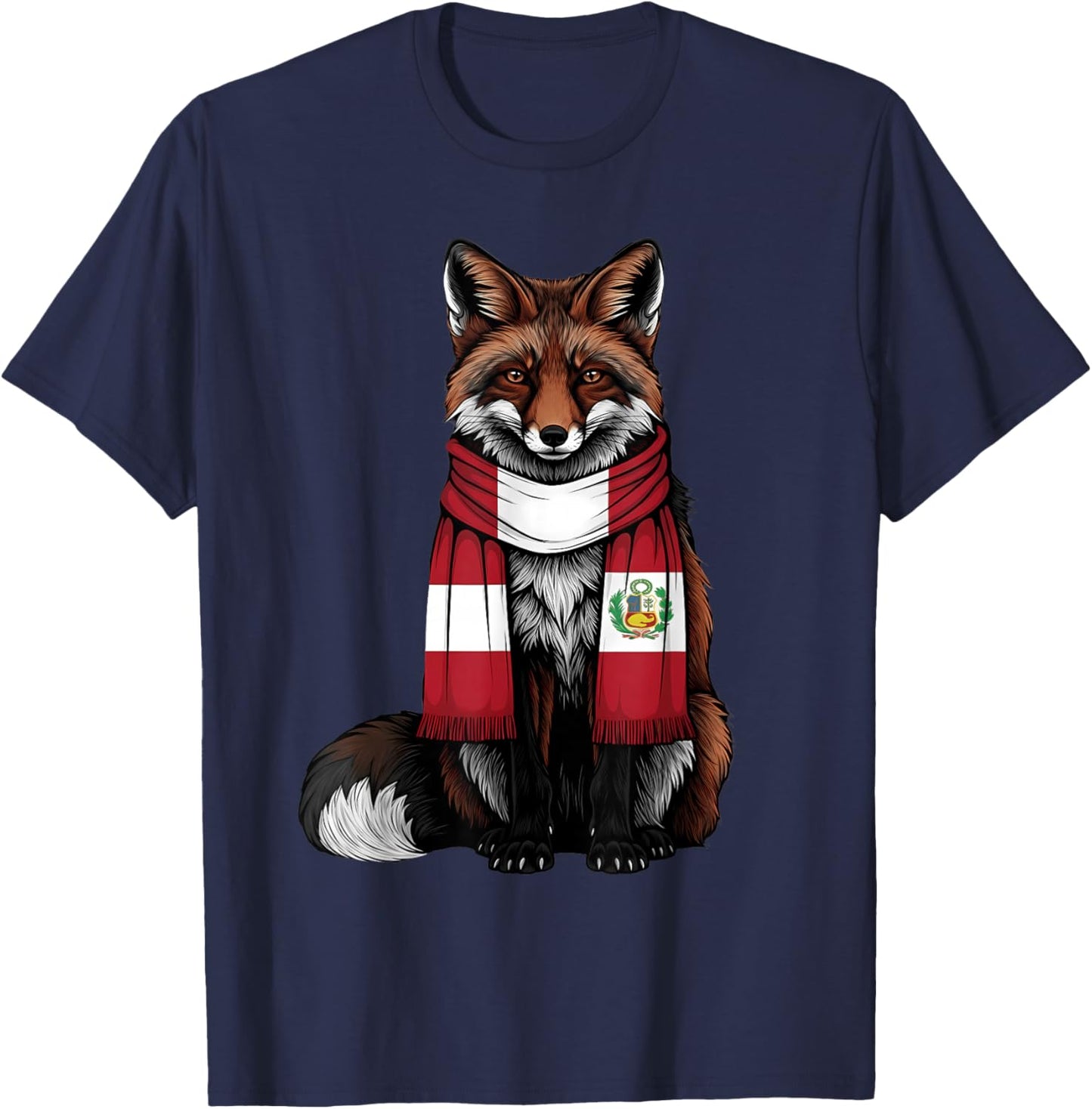 Peru Flag Peruvian Pride Peruvian Roots Peruvian Flag T-Shirt - T-Shirt | Navy