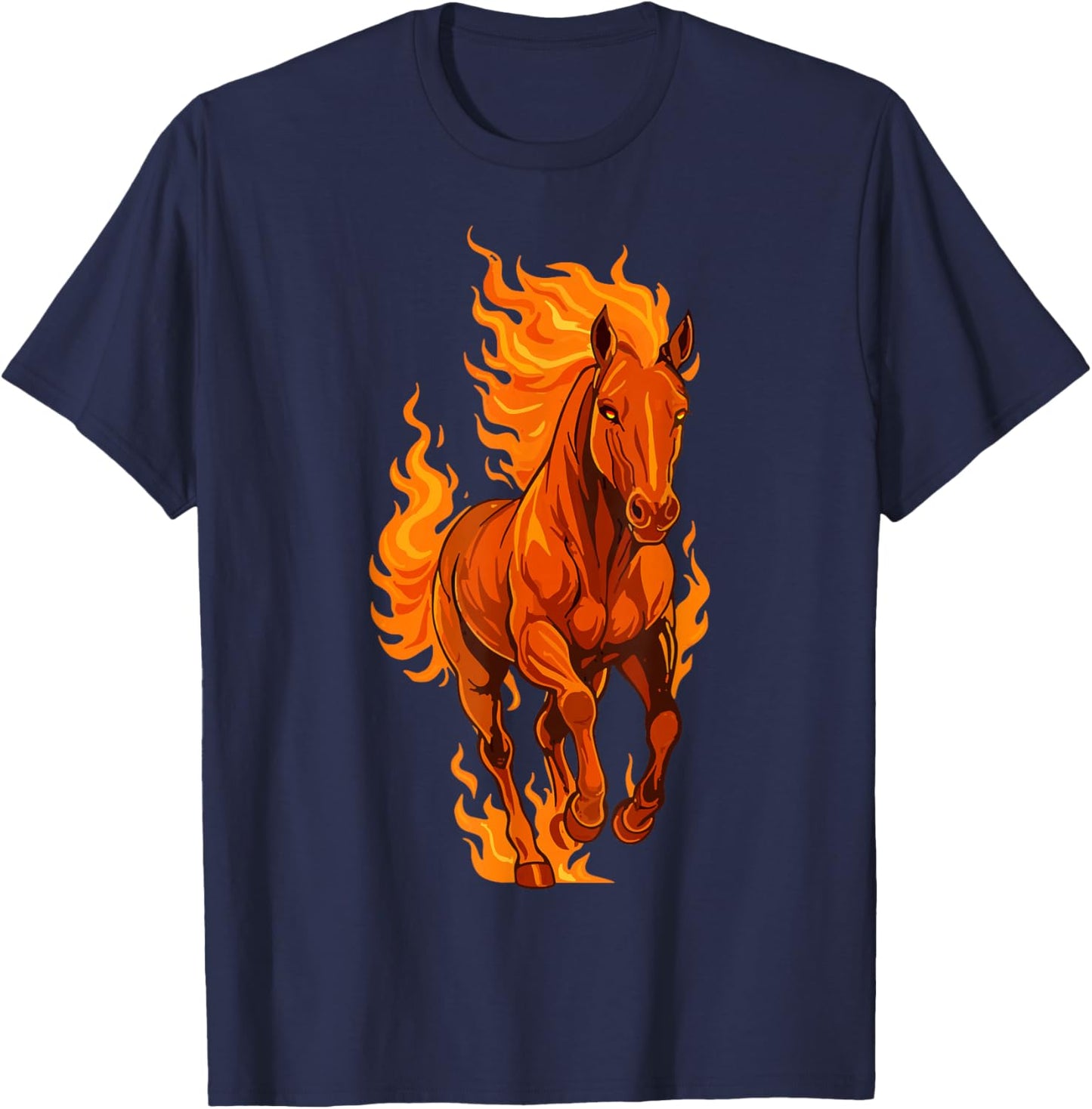 Chinese New Year Fire Horse 2026 Lunar Zodiac Festival T-Shirt - T-Shirt | Navy