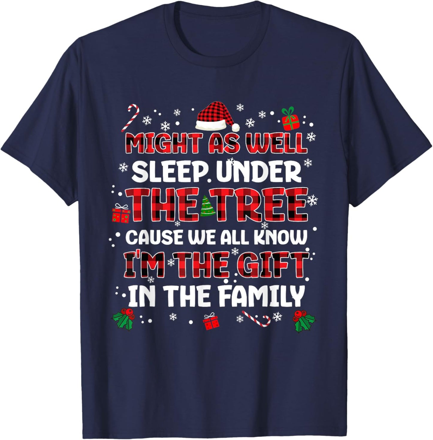 Humour Christmas Favorite Person Family Funny Christmas T-Shirt - T-Shirt | Navy