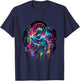 Retro 80s Jesus Graffiti Art T-Shirt - T-Shirt | Navy