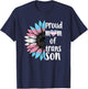 Proud-Mom of Trans Son Sunflower LGBTQ Pride Transsexual T-Shirt - T-Shirt | Navy