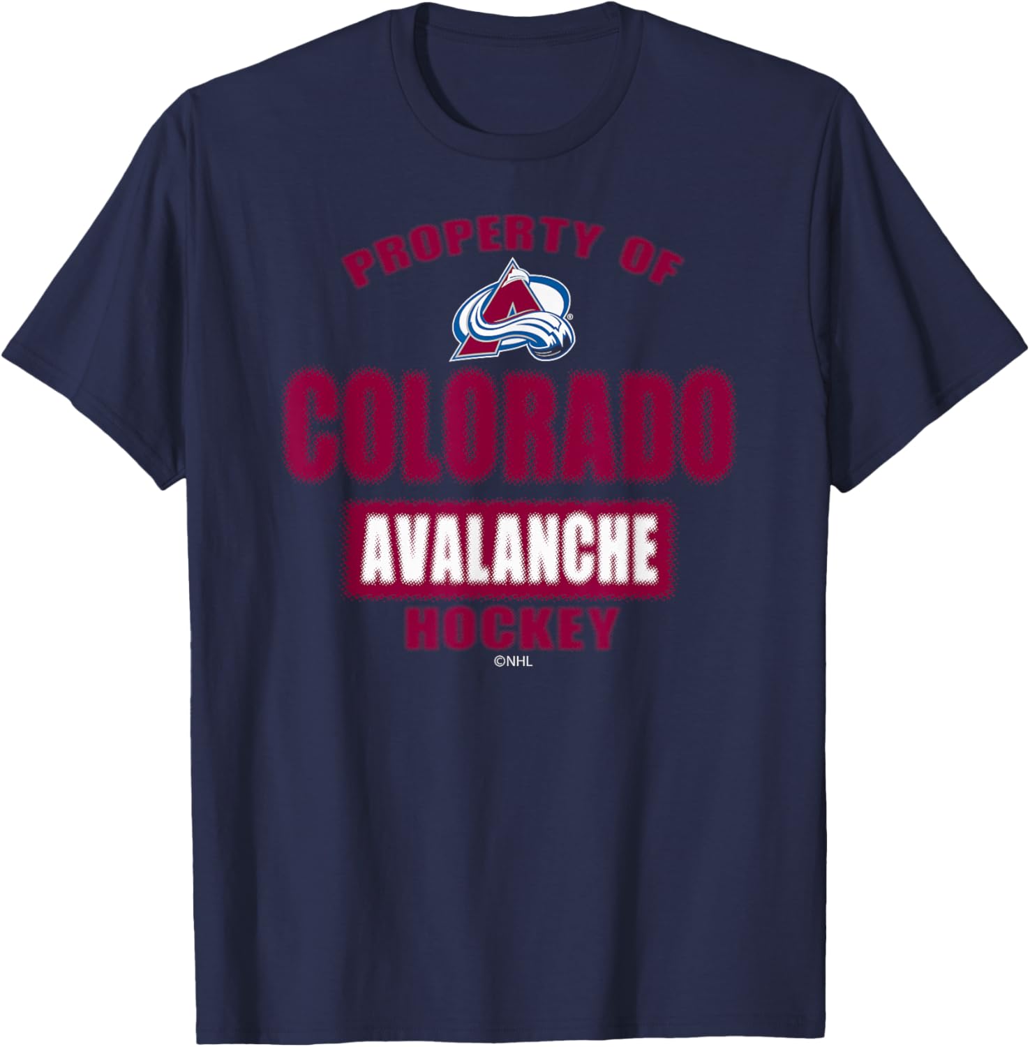 Colorado Avalanche Property Black NHL Officially Licensed T-Shirt - T-Shirt | Navy
