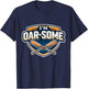 I'm Oar-Some Funny Rowing Crew Team Pun Wordplay Joke Quote T-Shirt - T-Shirt | Navy