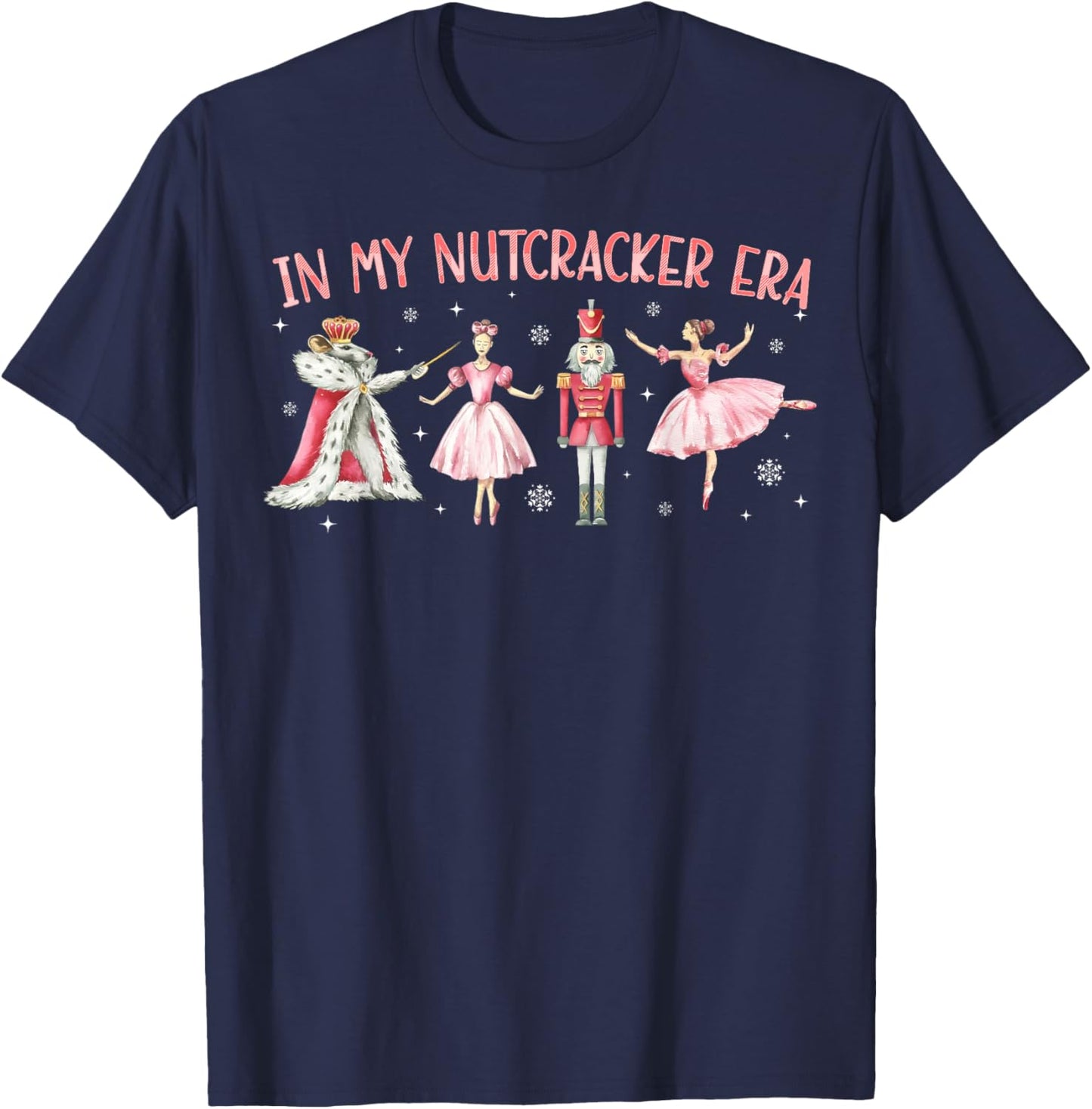 in My Nutcracker Era Christmas Xmas Holiday Pajama Retro T-Shirt - T-Shirt | Navy