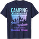 Camping Funny Camper T-Shirt - T-Shirt | Navy