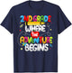 2nd Grade Where The Adventure Begins Back To School Teacher T-Shirt - T-Shirt | Navy