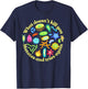 Bacteria Mutates and Tries Again, Funny Science Microbiology T-Shirt - T-Shirt | Navy