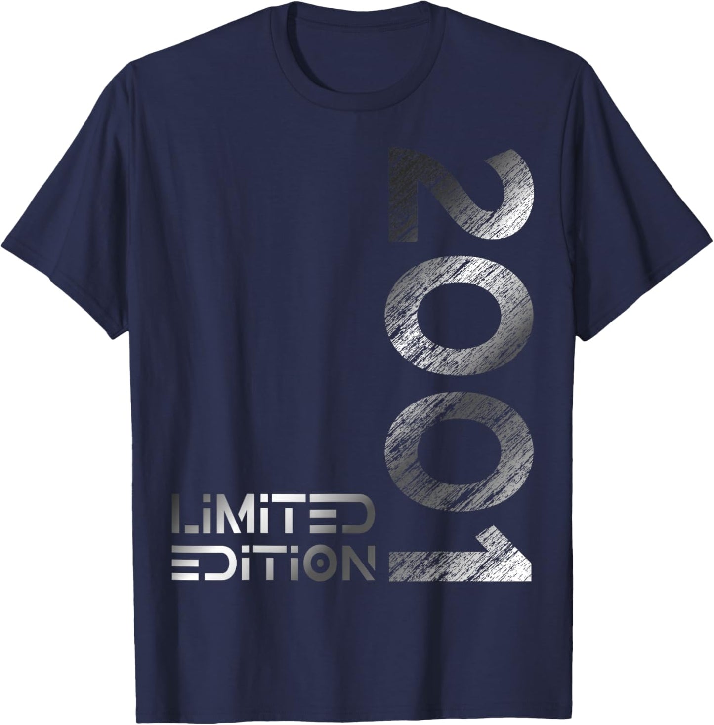 Limited Edition Vintage 2001 Man Woman 25th Birthday T-Shirt - T-Shirt | Navy