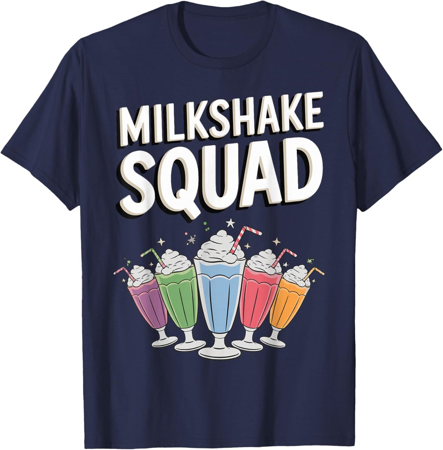 Milkshake Squad T-Shirt - T-Shirt | Navy