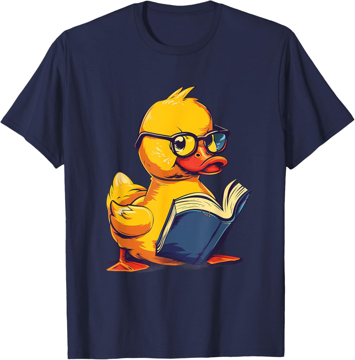 Funny Rubber Ducky Rubber Duck Lover - Adults & Kids - Black - Small - Short Sleeve - Graphic: Rubber Duck Costume T-Shirt - T-Shirt | Navy