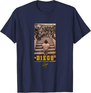 Maradona Bienvenida Naples T-Shirt - T-Shirt | Navy