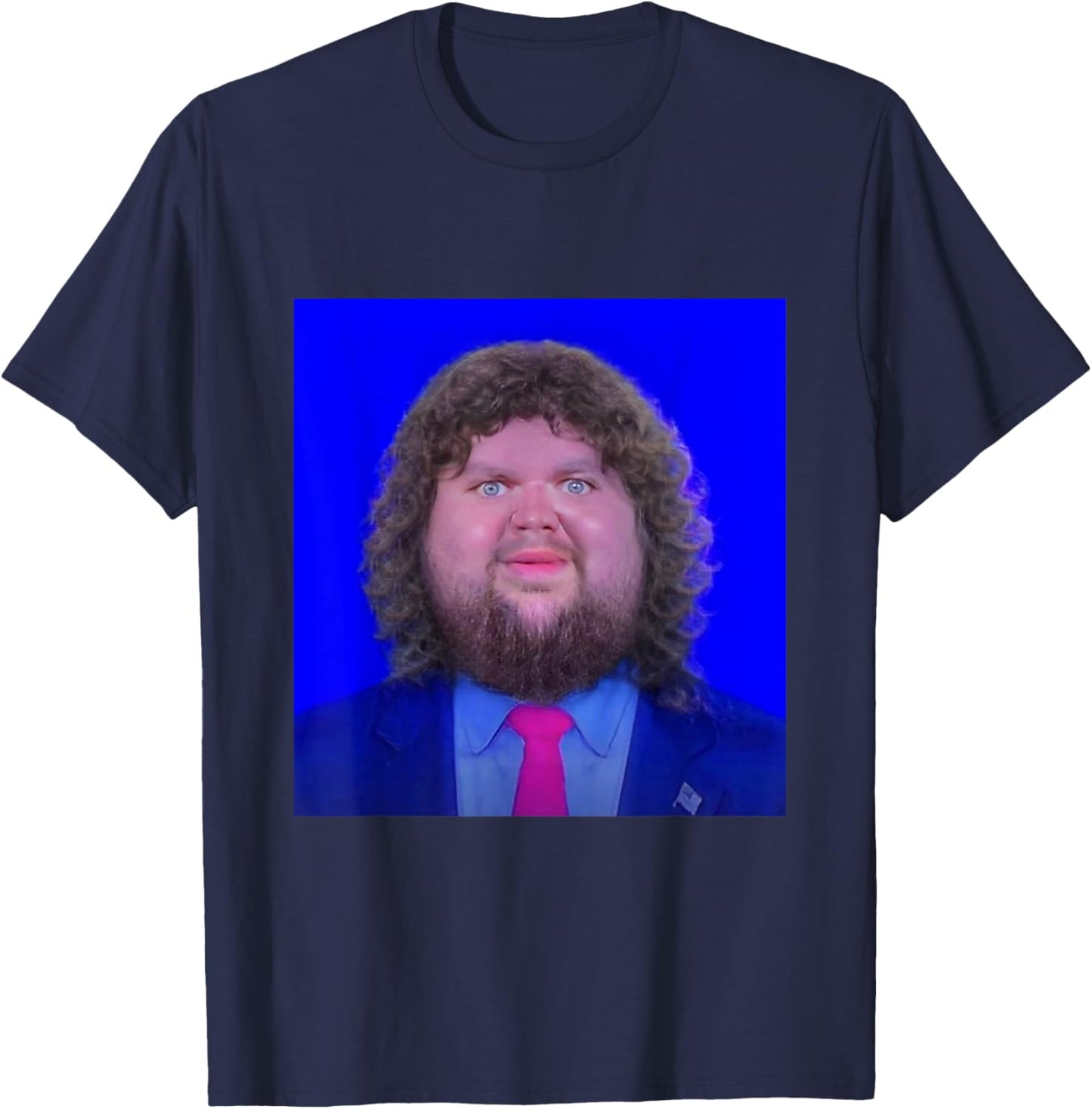 JD Vance Face Meme T-Shirt - T-Shirt | Navy