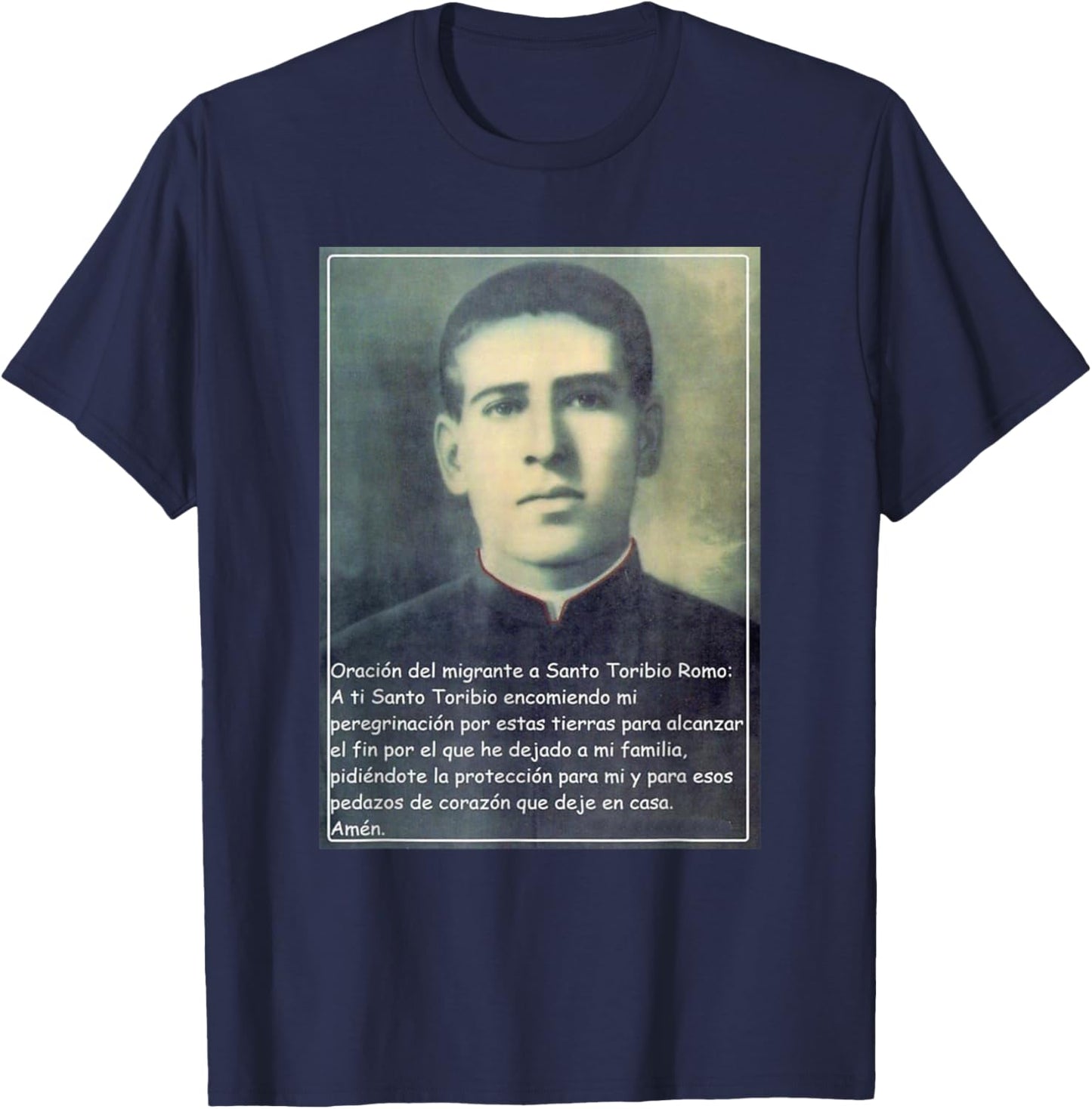 San Toribio Romo T-Shirt - T-Shirt | Navy