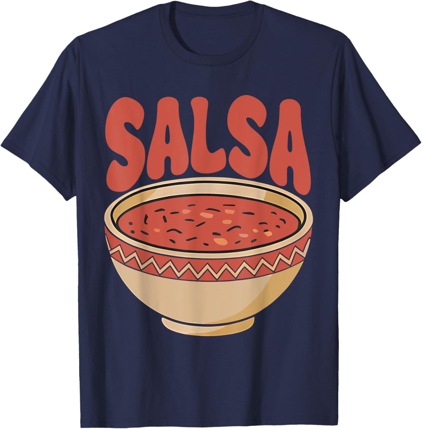 Chips and Salsa Matching Couple Cute Cinco De Mayo T-Shirt - T-Shirt | Navy