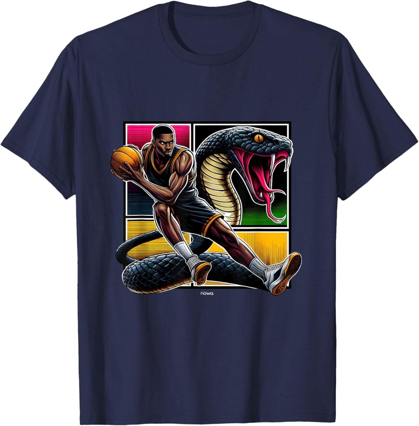 Fearless and Confident Legend Basketball Motivation T-Shirt - T-Shirt | Navy