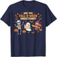 are You Fall-O-Ween Directions Teacher Halloween Design T-Shirt - T-Shirt | Navy