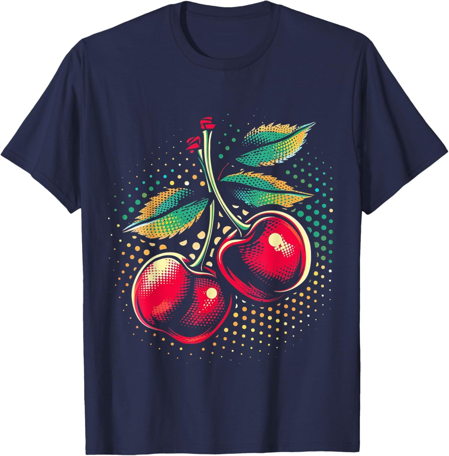 Pop Cherry T-Shirt - T-Shirt | Navy