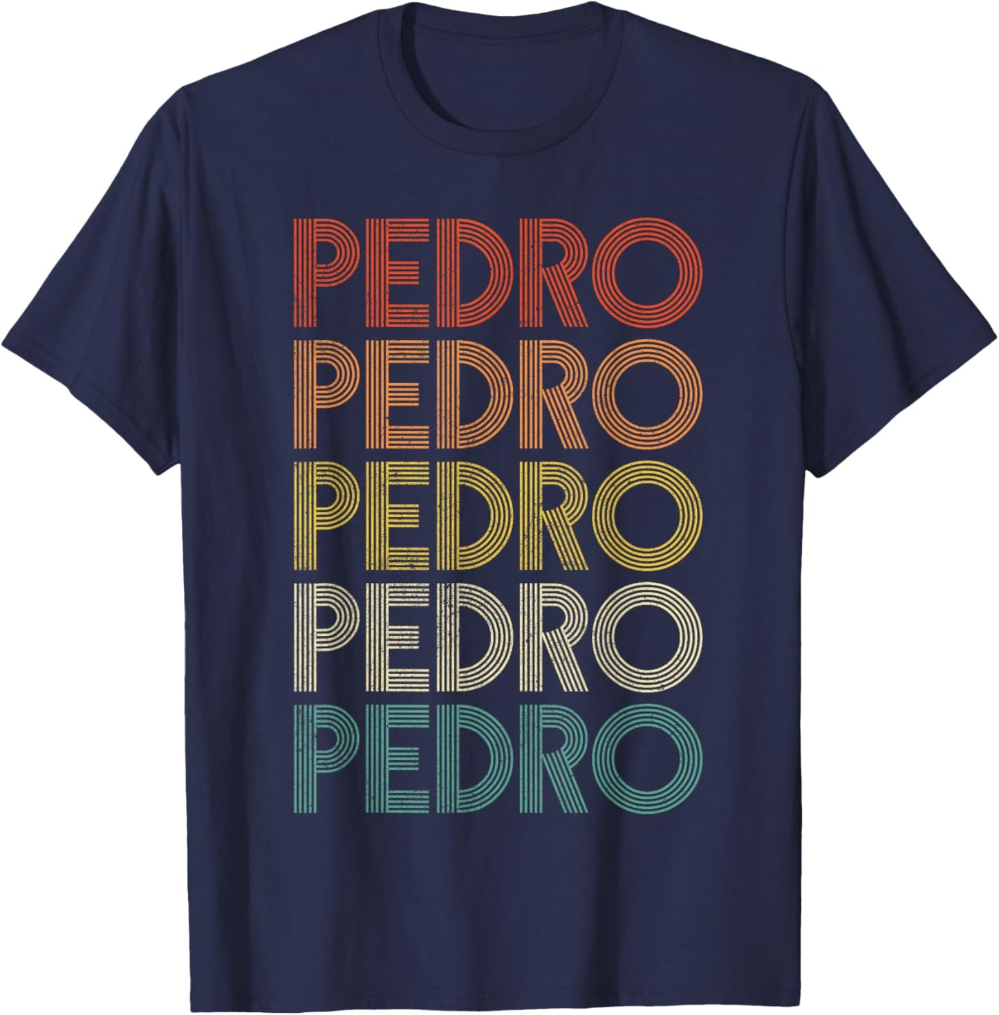 Pedro Retro Vintage T-Shirt - T-Shirt | Navy