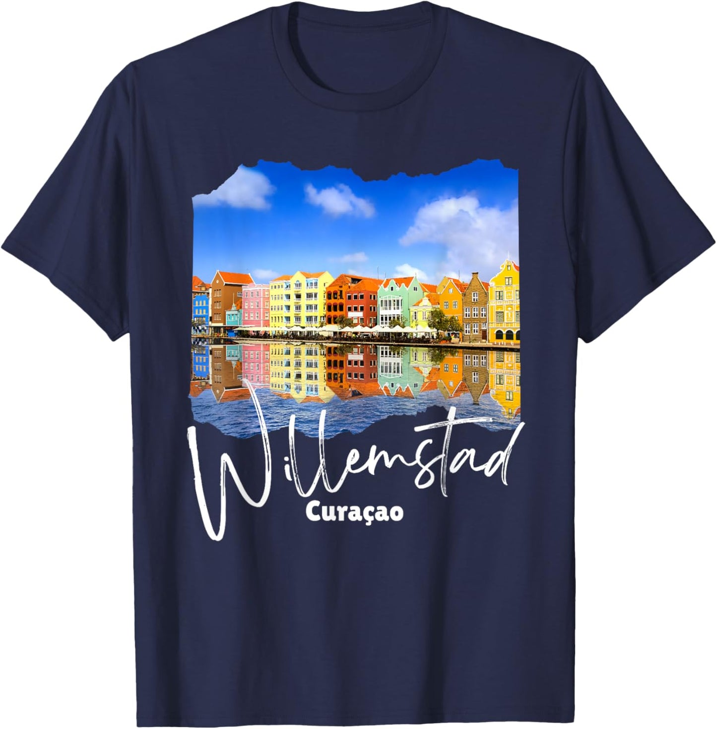Willemstad Curaçao / Curacao Willemstad T-Shirt - T-Shirt | Navy