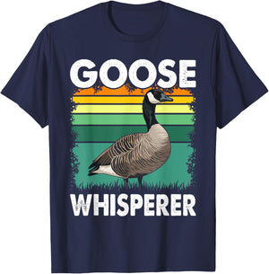 Canadian Goose Whisperer Funny Cute Bird Hunter Animal T-Shirt - T-Shirt | Navy
