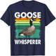 Canadian Goose Whisperer Funny Cute Bird Hunter Animal T-Shirt - T-Shirt | Navy
